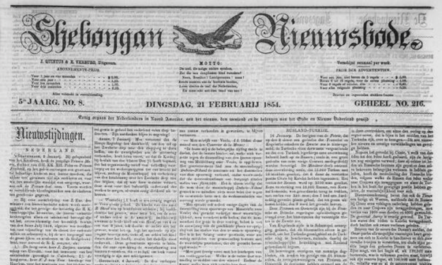 THE FIRST DUTCH NEWSPAPER IN AMERICA