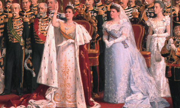TIENERKONINGIN WILHELMINA EN PRESIDENT MCKINLEY